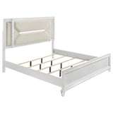 Marmore 4-piece Eastern King Bedroom Set White - 224961KE-S4