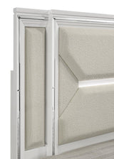 Marmore 4-piece California King Bedroom Set White - 224961KW-S4