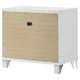 Marmore 2-drawer Nightstand Bedside Table White - 224962
