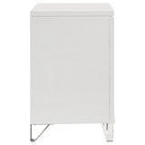 Marmore 2-drawer Nightstand Bedside Table White - 224962
