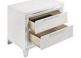 Marmore 2-drawer Nightstand Bedside Table White - 224962