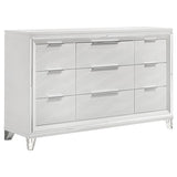 Marmore 9-drawer Dresser Cabinet White - 224963