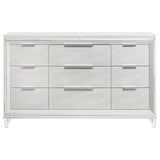 Marmore 9-drawer Dresser Cabinet White - 224963