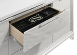 Marmore 9-drawer Dresser Cabinet White - 224963