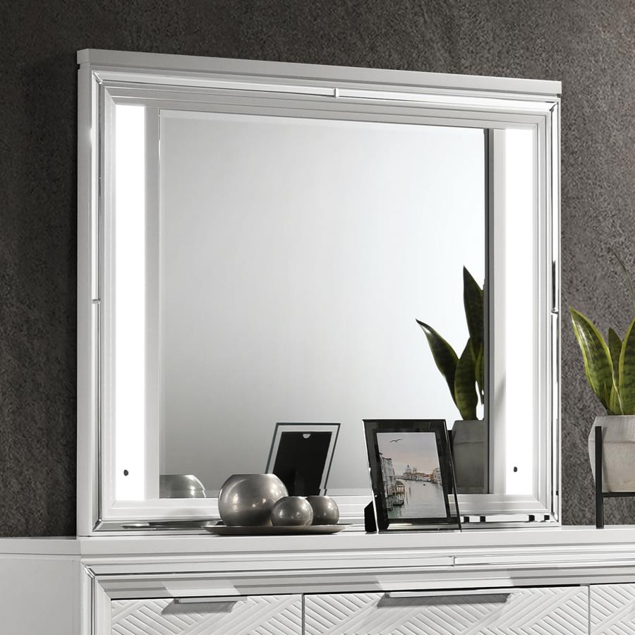 Marmore LED Dresser Mirror White - 224964