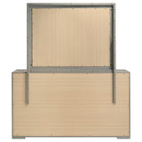 Ives 6-drawer Dresser and Mirror Grey High Gloss - 224973M