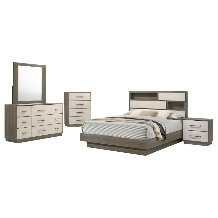 Fenwick 5-piece California King Bedroom Set Grey Oak - 224981KW-S5