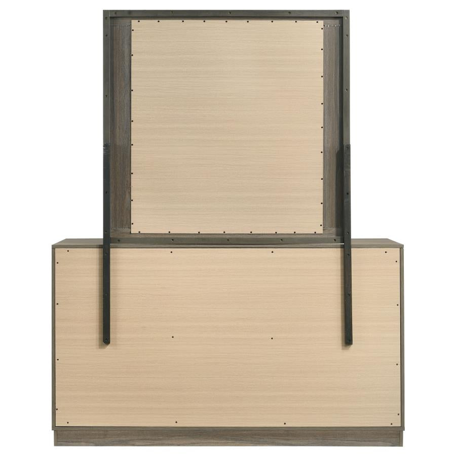 Fenwick 9-drawer Dresser with Mirror Grey Oak - 224983M