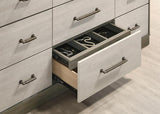 Fenwick 9-drawer Dresser with Mirror Grey Oak - 224983M