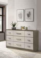 Fenwick 9-drawer Dresser Grey Oak - 224983