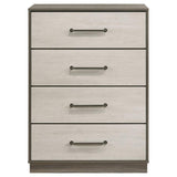 Fenwick 4-drawer Chest of Drawers Grey Oak - 224985