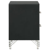 Lucia 2-drawer Nightstand Bedside Table Black - 224992