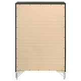 Lucia 5-drawer Bedroom Chest of Drawers Black - 224995