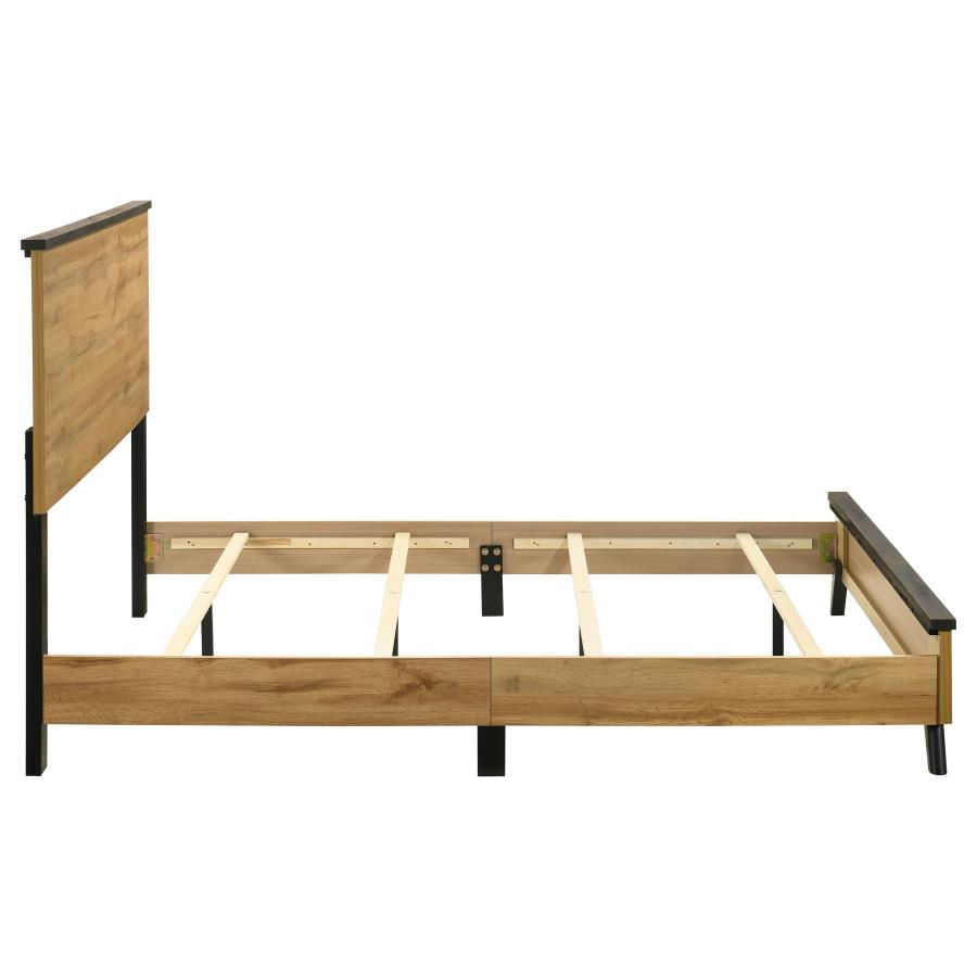 Kaywood 52-inch Queen Panel Bed Natural Pine - 225001Q