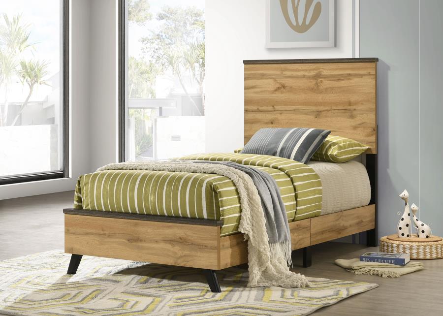 Kaywood 52-inch Twin Panel Bed Natural Pine - 225001T