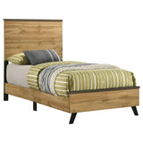 Kaywood 52-inch Twin Panel Bed Natural Pine - 225001T