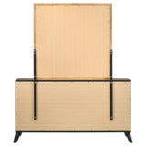 Kaywood 6-drawer Dresser and Mirror Natural Pine - 225003M