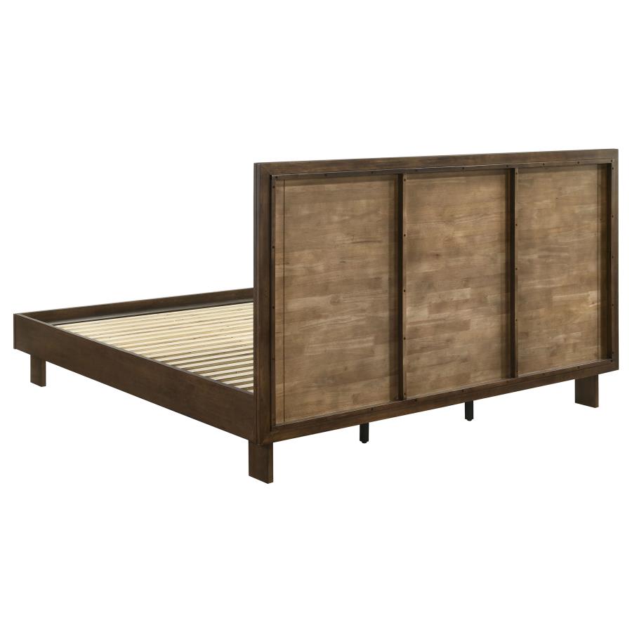 Glenwood 4-piece Eastern King Bedroom Set Warm Brown - 225011KE-S4