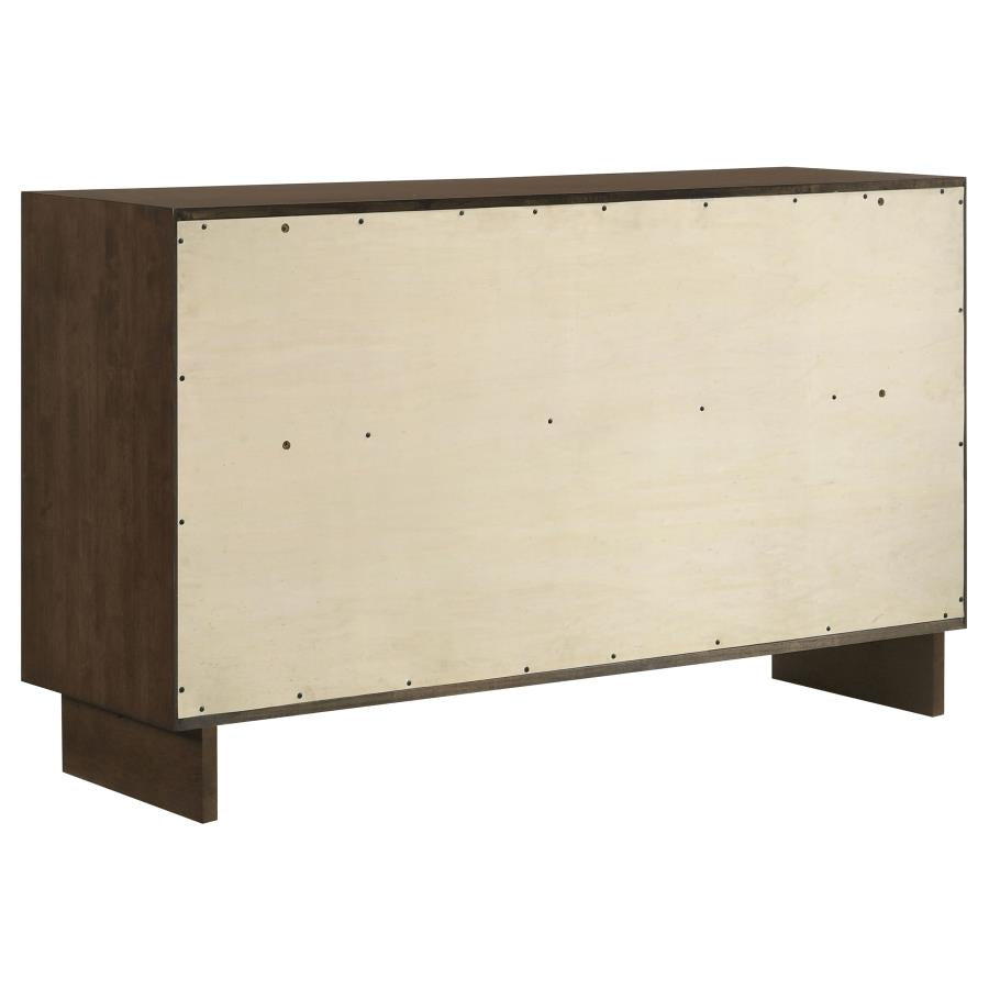Glenwood 4-piece Eastern King Bedroom Set Warm Brown - 225011KE-S4