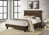Glenwood 48-inch Queen Platform Panel Bed Warm Brown - 225011Q