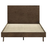 Glenwood 48-inch Queen Platform Panel Bed Warm Brown - 225011Q