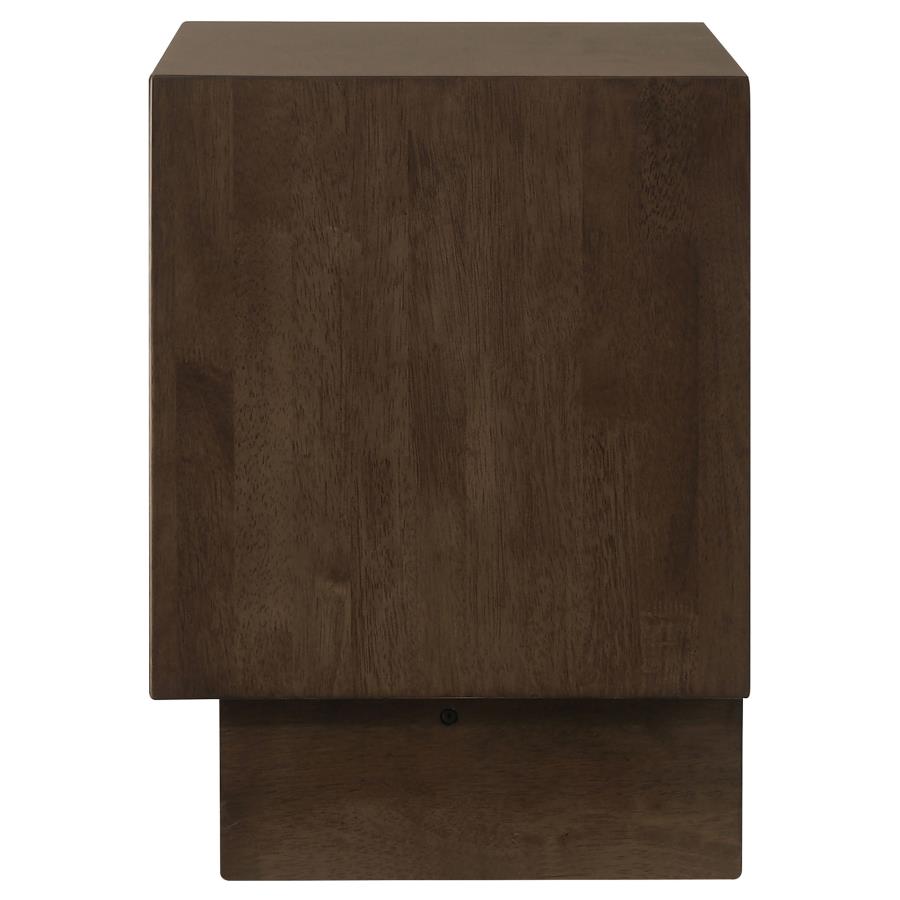 Glenwood 2-drawer Nightstand Bedside Table Warm Brown - 225012