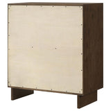Glenwood 4-drawer Chest of Drawers Warm Brown - 225015