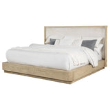 Kailani 52-inch California King Wingback Bed Beige Oak - 225041KW