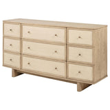 Kailani 9-drawer Dresser Cabinet Beige Oak - 225043