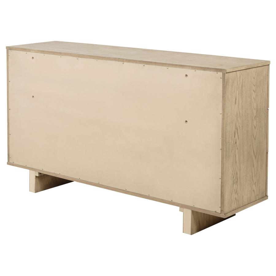 Kailani 9-drawer Dresser Cabinet Beige Oak - 225043