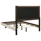 Trenton 54-inch Wood Full Panel Bed Rustic Cream - 225061F