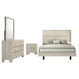 Trenton 4-piece Eastern King Bedroom Set Rustic Cream - 225061KE-S4
