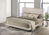 Trenton 54-inch Wood Eastern King Panel Bed Rustic Cream - 225061KE