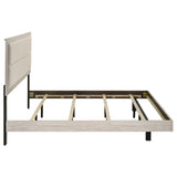 Trenton 54-inch Wood Eastern King Panel Bed Rustic Cream - 225061KE