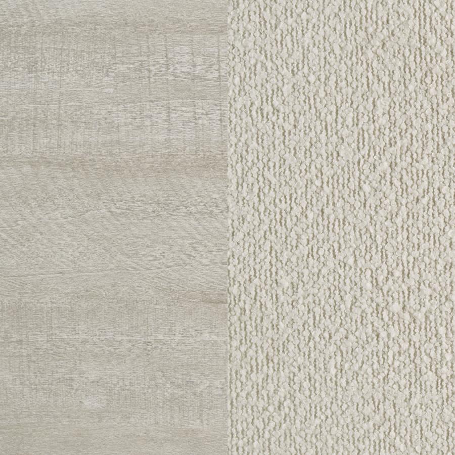 Trenton 54-inch Wood Eastern King Panel Bed Rustic Cream - 225061KE
