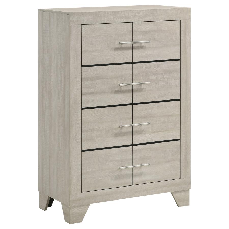 Trenton 5-piece Twin Bedroom Set Rustic Cream - 225061T-S5