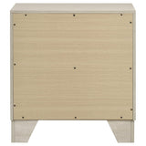Trenton 2-drawer Nightstand Bedside Table Rustic Cream - 225062