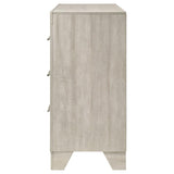 Trenton 6-drawer Bedroom Dresser Rustic Cream - 225063