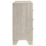 Trenton 6-drawer Bedroom Dresser Rustic Cream - 225063