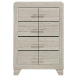 Trenton 4-drawer Bedroom Chest of Drawers Rustic Cream - 225065