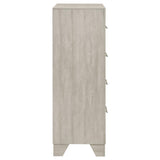 Trenton 4-drawer Bedroom Chest of Drawers Rustic Cream - 225065