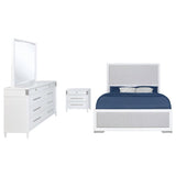 Gracemont 4-piece Eastern King Bedroom Set White - 225071KE-S4
