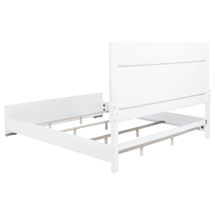 Gracemont 5-piece Eastern King Bedroom Set White - 225071KE-S5