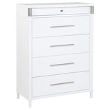 Gracemont 5-piece Eastern King Bedroom Set White - 225071KE-S5