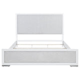Gracemont 57-inch Eastern King Panel Bed Grey and White - 225071KE