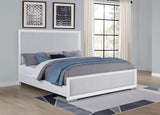 Gracemont 57-inch California King Panel Bed Grey and White - 225071KW