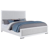 Gracemont 57-inch California King Panel Bed Grey and White - 225071KW