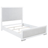 Gracemont 57-inch Queen Panel Bed Grey and White - 225071Q
