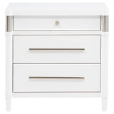 Gracemont 3-drawer Bedroom Nightstand Bedside Table White - 225072