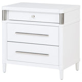 Gracemont 3-drawer Bedroom Nightstand Bedside Table White - 225072